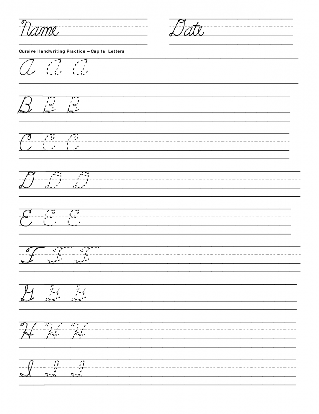 Best Printable Handwriting Sheets  Activity Shelter - FREE Printables - Handwriting Pages Printable