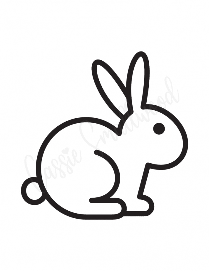 Cute Bunny Templates - Cassie Smallwood - FREE Printables - Cute Bunny Template