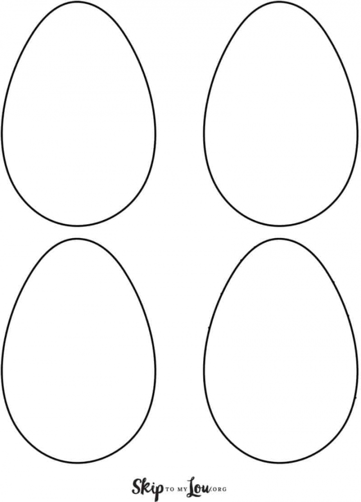 Easter Egg Templates with Pictures for FUN Easter Crafts  Skip To  - FREE Printables - Egg Shape Template