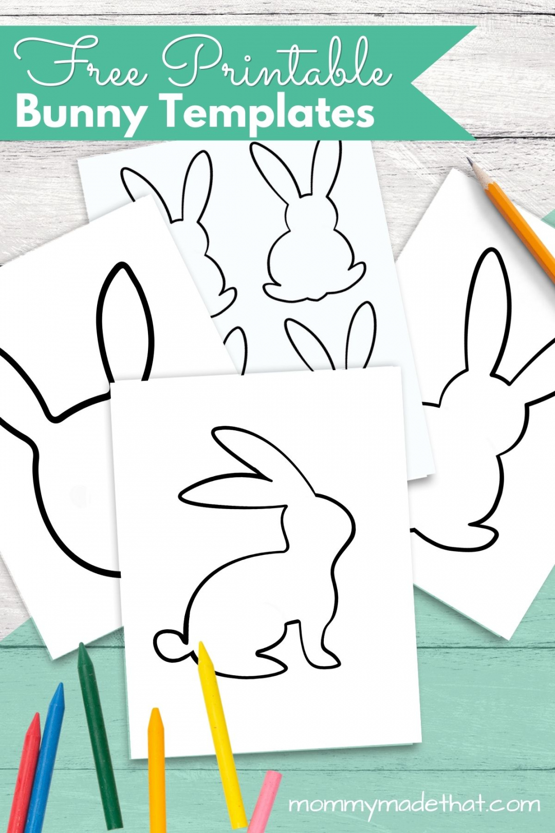 Free Bunny Rabbit Templates : Tons of Shapes & Sizes - FREE Printables - Free Bunny Template