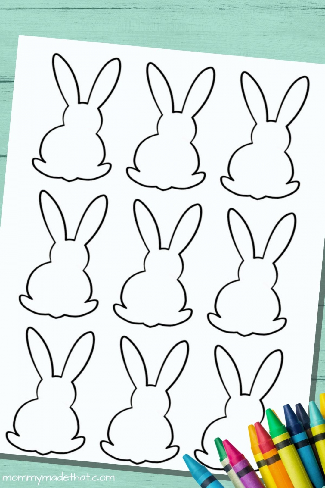 Free Bunny Rabbit Templates : Tons of Shapes & Sizes - FREE Printables - Free Printable Bunny