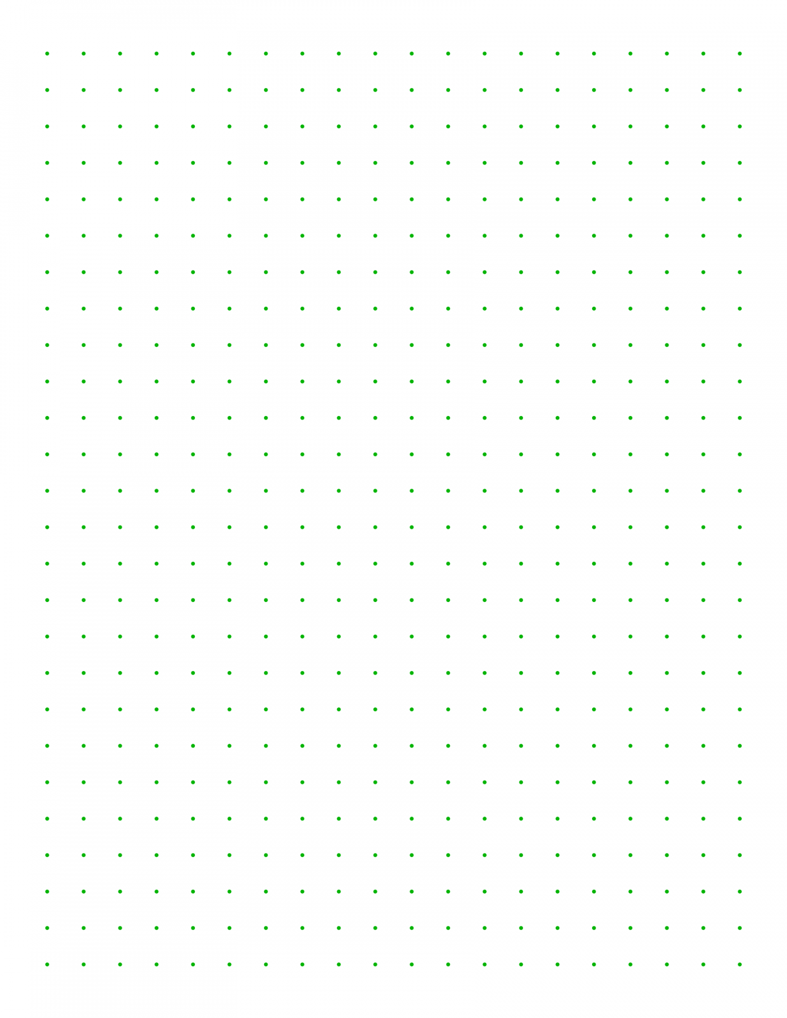 Free Online Graph Paper / Square Dots - FREE Printables - Page Of Dots
