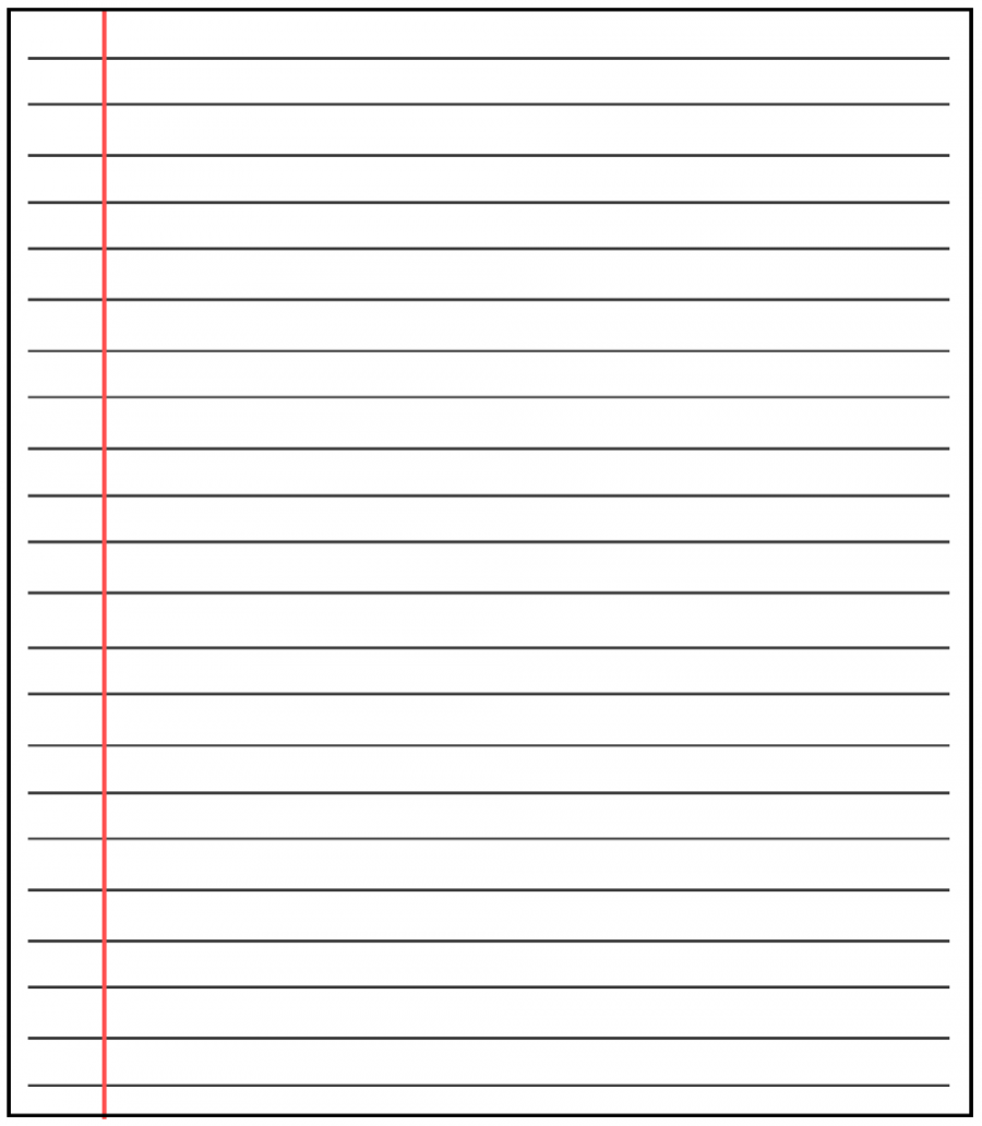 Free Printable Blank Lined Paper Template In Pdf Word How To With  - FREE Printables - Lined Paper Template Free