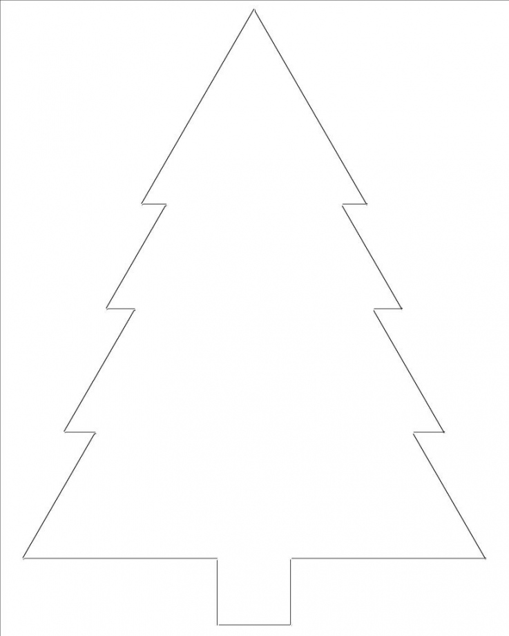 Free Printable Christmas Tree Templates  Christmas tree template  - FREE Printables - Christmas Tree Pattern Printable