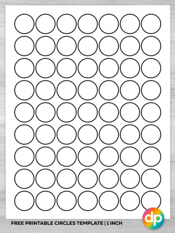 Free Printable Circle Templates - Daily Printables - FREE Printables - Sheet Of Circles