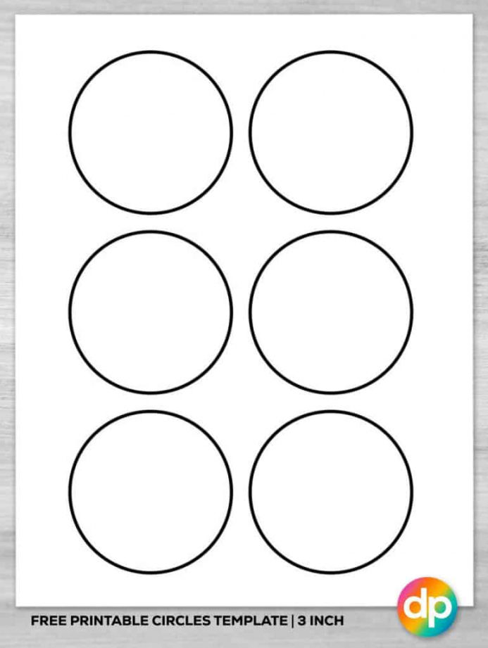 Free Printable Circle Templates - Daily Printables - FREE Printables - 3 Inch Circle Template