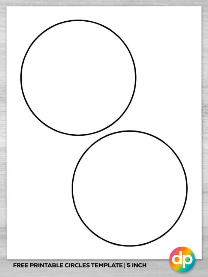 Free Printable Circle Templates - Daily Printables - FREE Printables - 5 Inch Circle