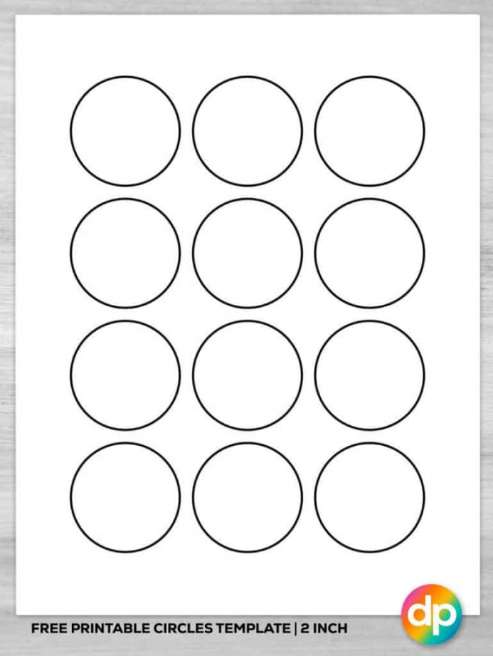 Free Printable Circle Templates - Daily Printables - FREE Printables - 2 Inch Circle Template