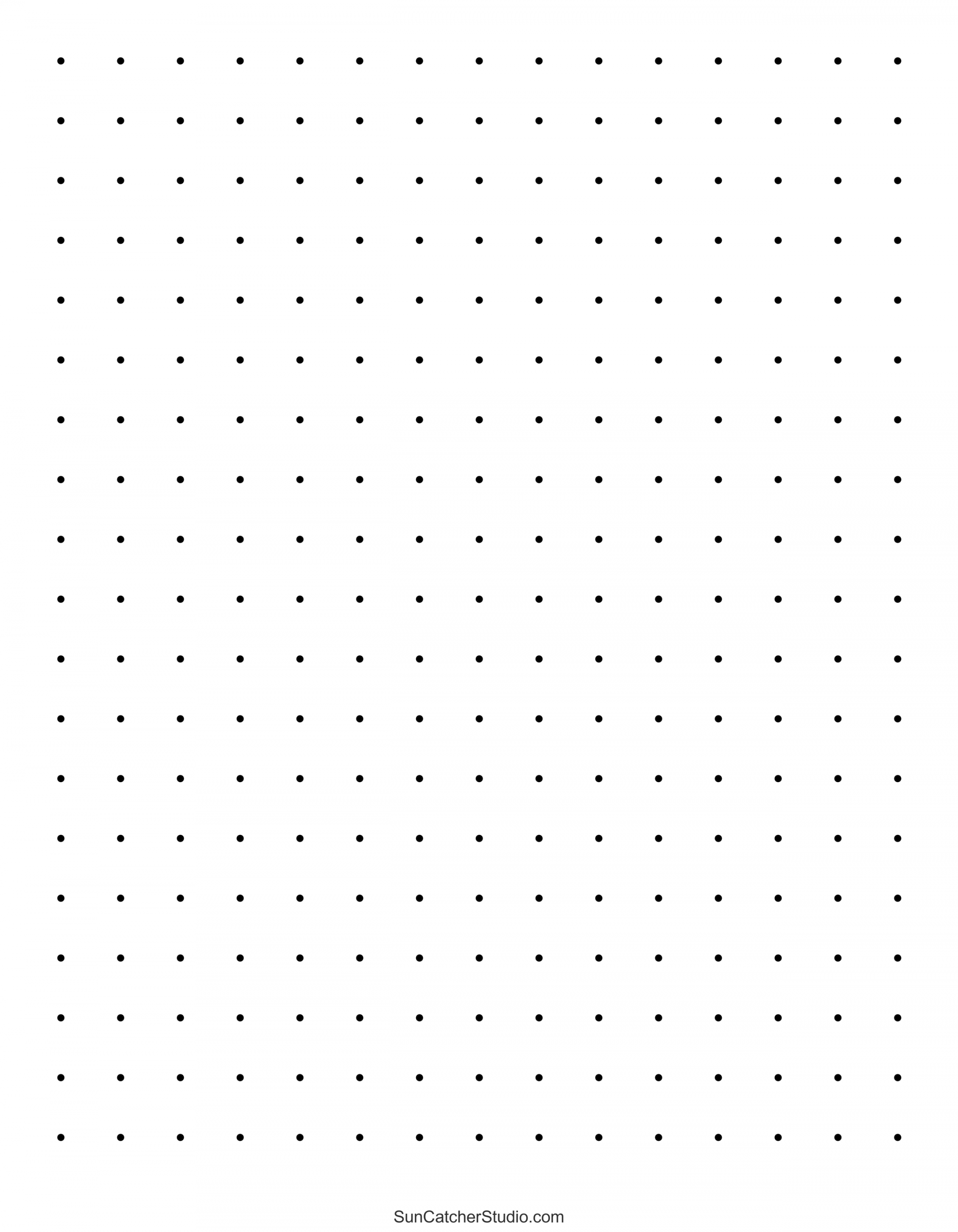 Free Printable Dot Paper: Dotted Grid Sheets (PDF & PNG) – DIY  - FREE Printables - Page Of Dots