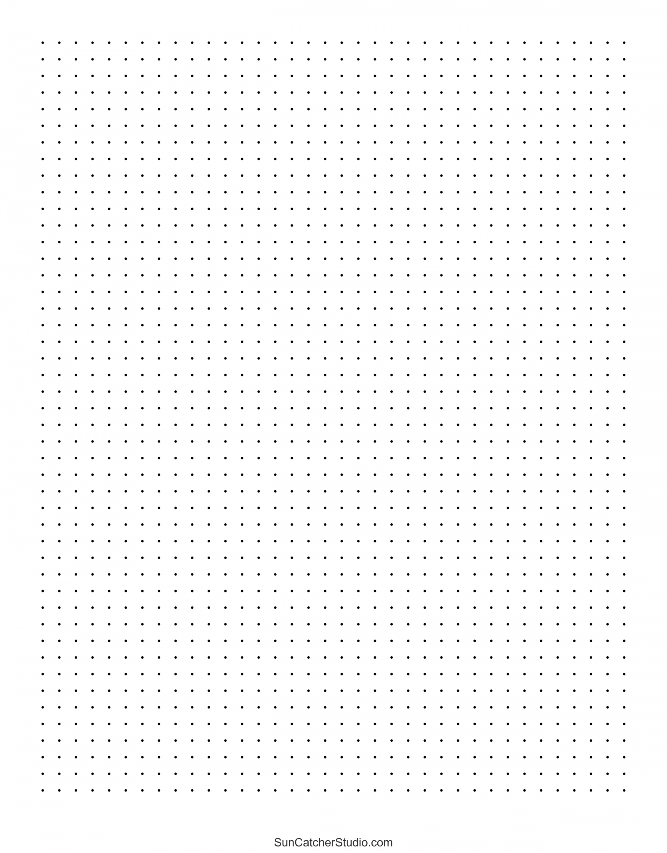 Free Printable Dot Paper: Dotted Grid Sheets (PDF & PNG) – DIY  - FREE Printables - Dotted Paper Printable