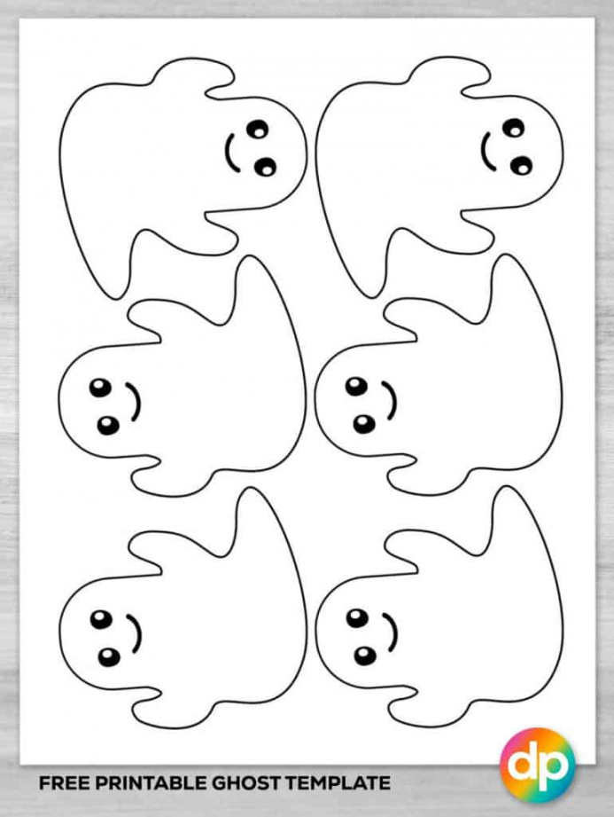 Free Printable Ghost Template - Daily Printables - FREE Printables - Printable Ghosts