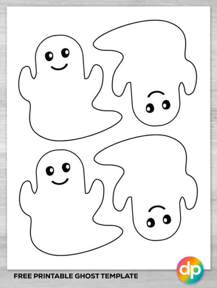 Free Printable Ghost Template - Daily Printables - FREE Printables - Printable Ghosts