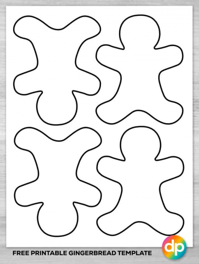 Free Printable Gingerbread Man Template - Daily Printables - FREE Printables - Gingerbread Man Printable