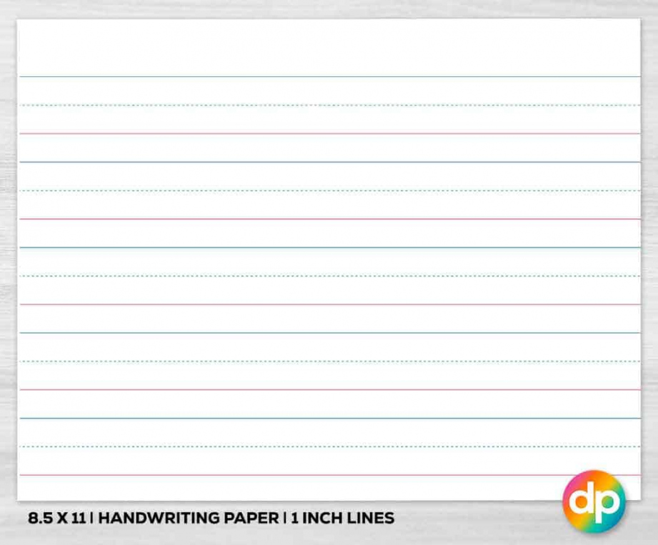 Free Printable Handwriting Paper - Daily Printables - FREE Printables - Printable Kindergarten Writing Paper Pdf
