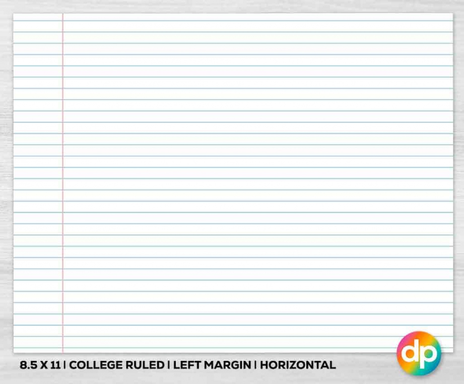 Free Printable Lined Paper - Daily Printables - FREE Printables - Print Lined Paper Free
