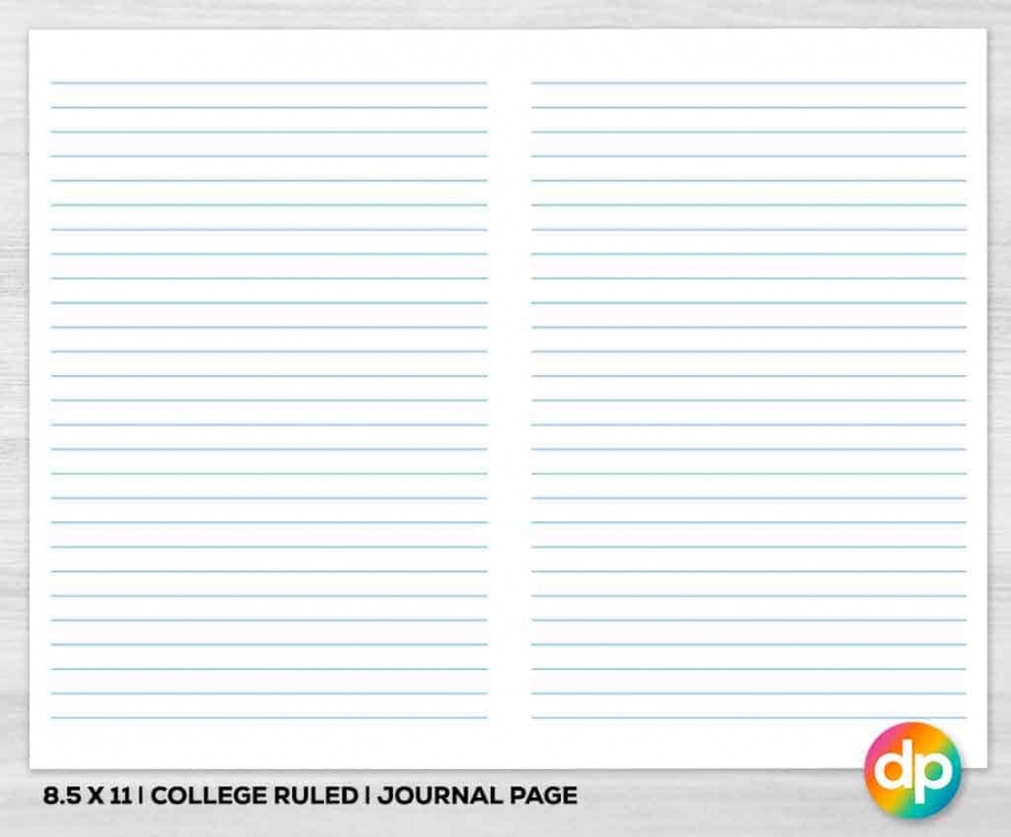 Free Printable Lined Paper - Daily Printables - FREE Printables - Lined Paper Journal