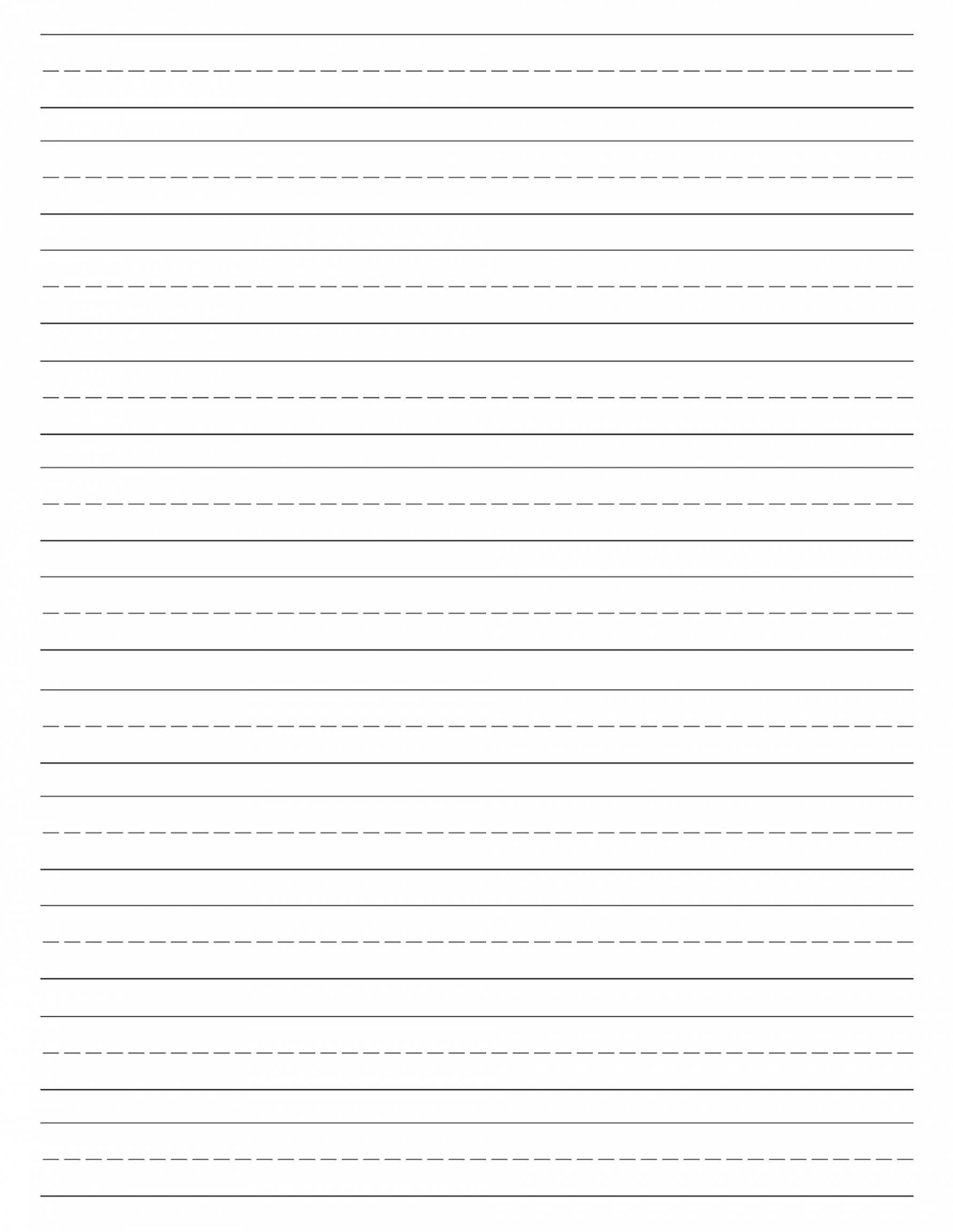 Free Printable Lined Paper Handwriting Paper Template - Paper  - FREE Printables - Printable Lined Handwriting Paper