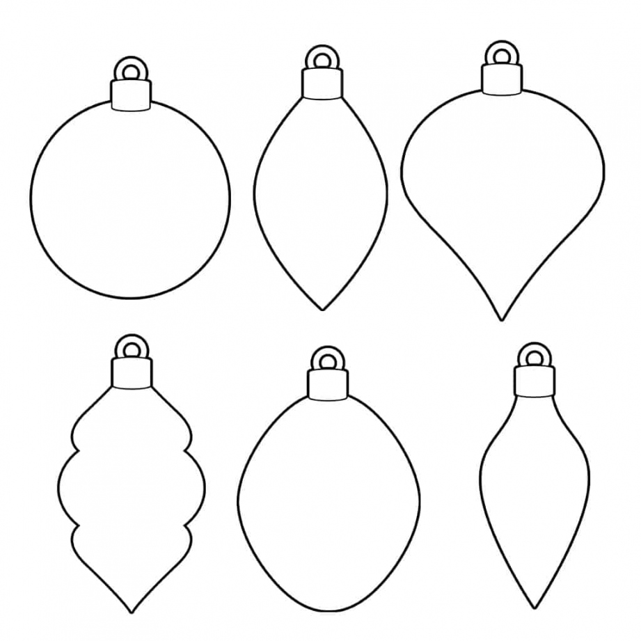 Free Printable Ornament Templates - Daily Printables - FREE Printables - Christmas Ornament Cutouts