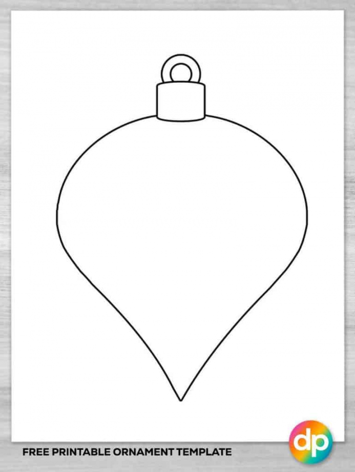Free Printable Ornament Templates - Daily Printables - FREE Printables - Christmas Ornament Printables