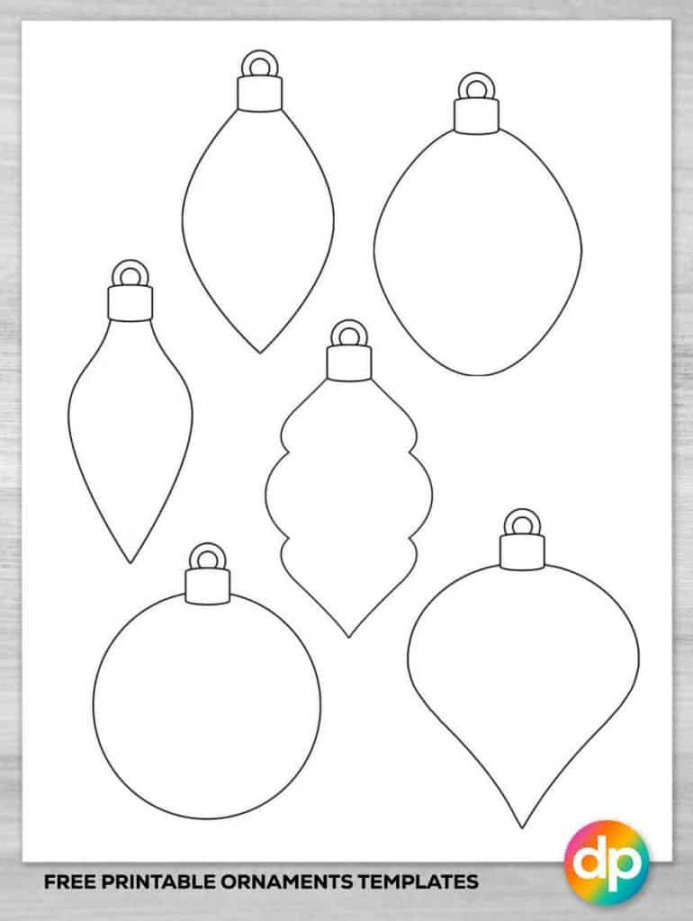 Free Printable Ornament Templates - Daily Printables - FREE Printables - Free Printable Ornament Shapes