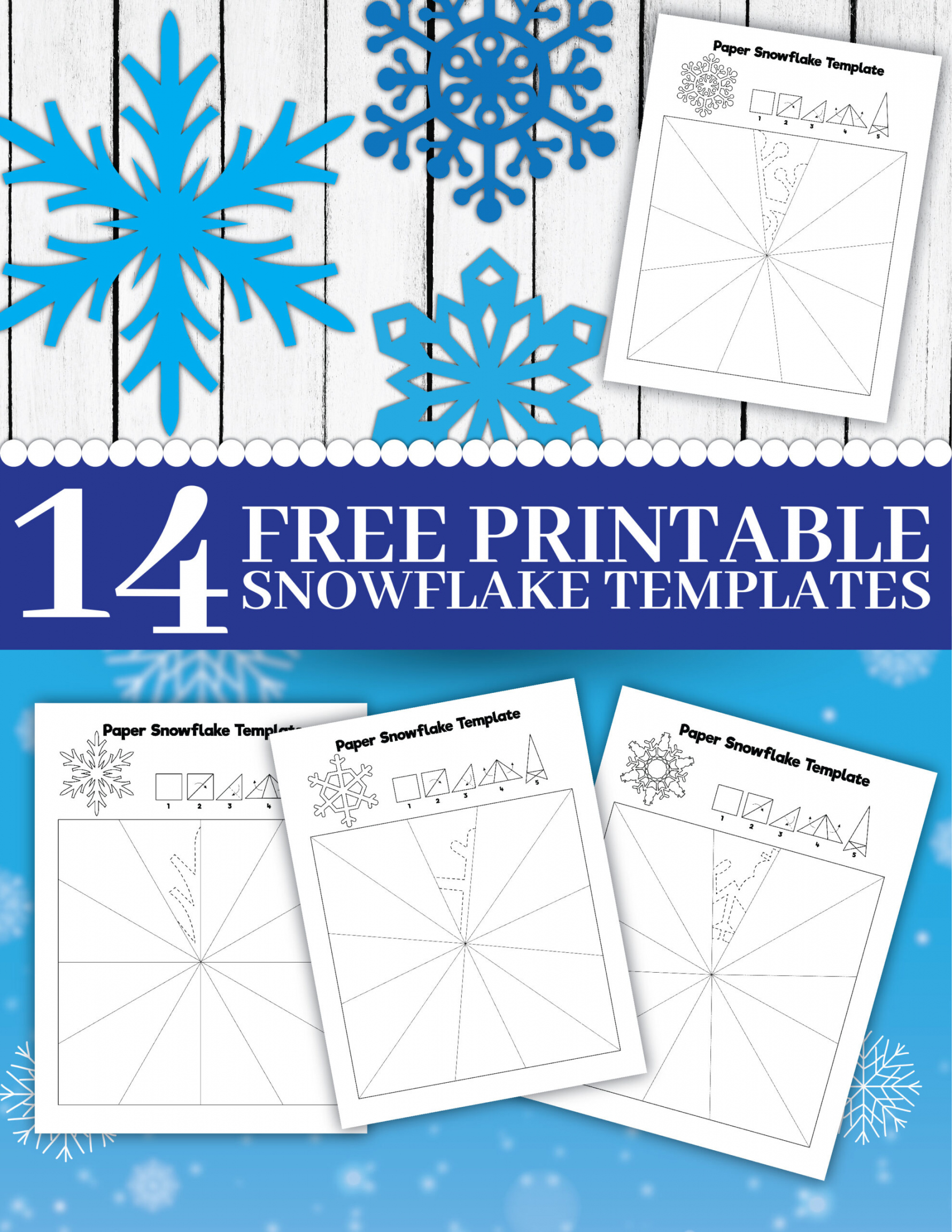 Free Printable Paper Snowflake Templates - Frugal Mom Eh! - FREE Printables - Printable Snowflake Template
