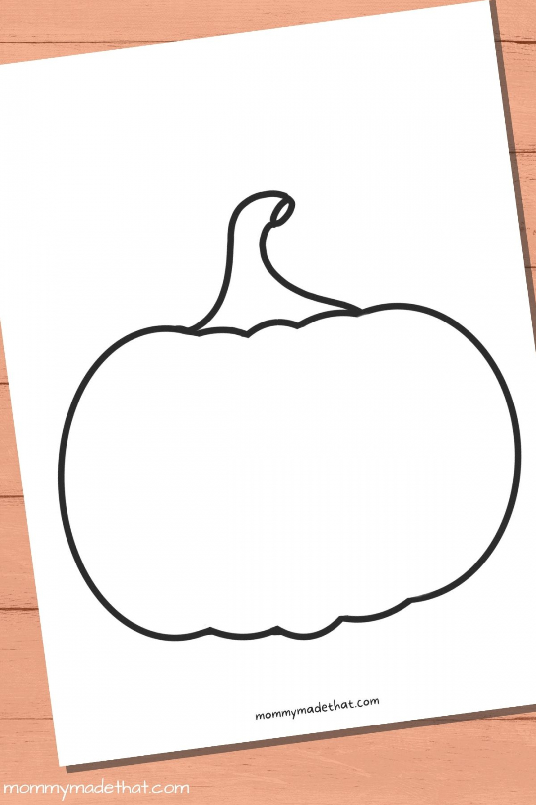 Free Printable Pumpkin Templates for Crafts and Activities - FREE Printables - Simple Pumpkin Outline