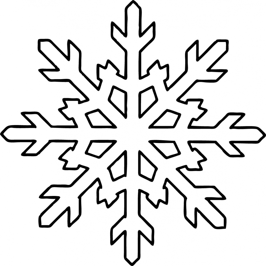 Free Printable Snowflake Coloring Pages For Kids - FREE Printables - Snowflake Printout