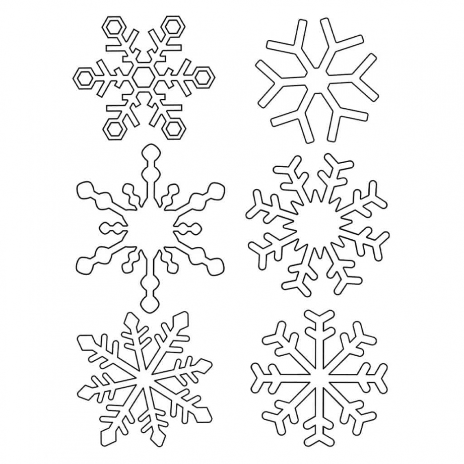 Free Printable Snowflake Template - Daily Printables - FREE Printables - Snowflakes Printable