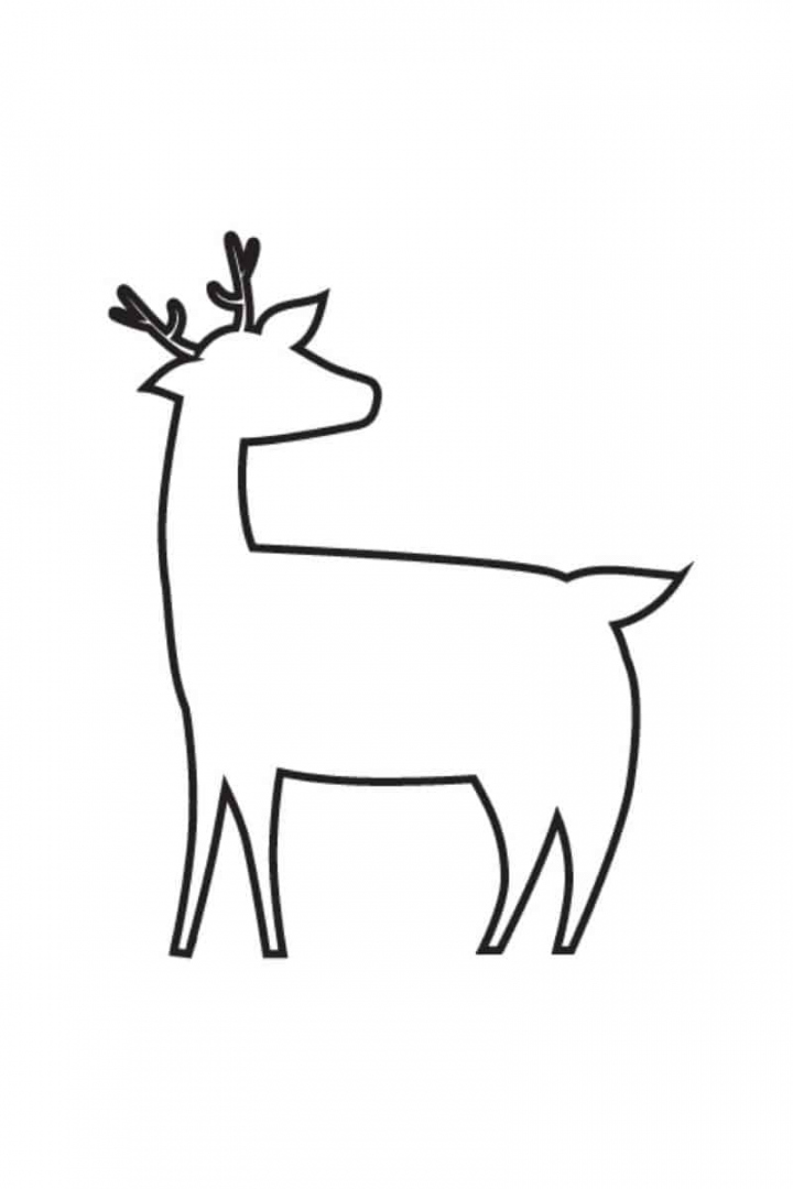 Free Reindeer Templates  Journey to SAHM - FREE Printables - Reindeer Printable Template