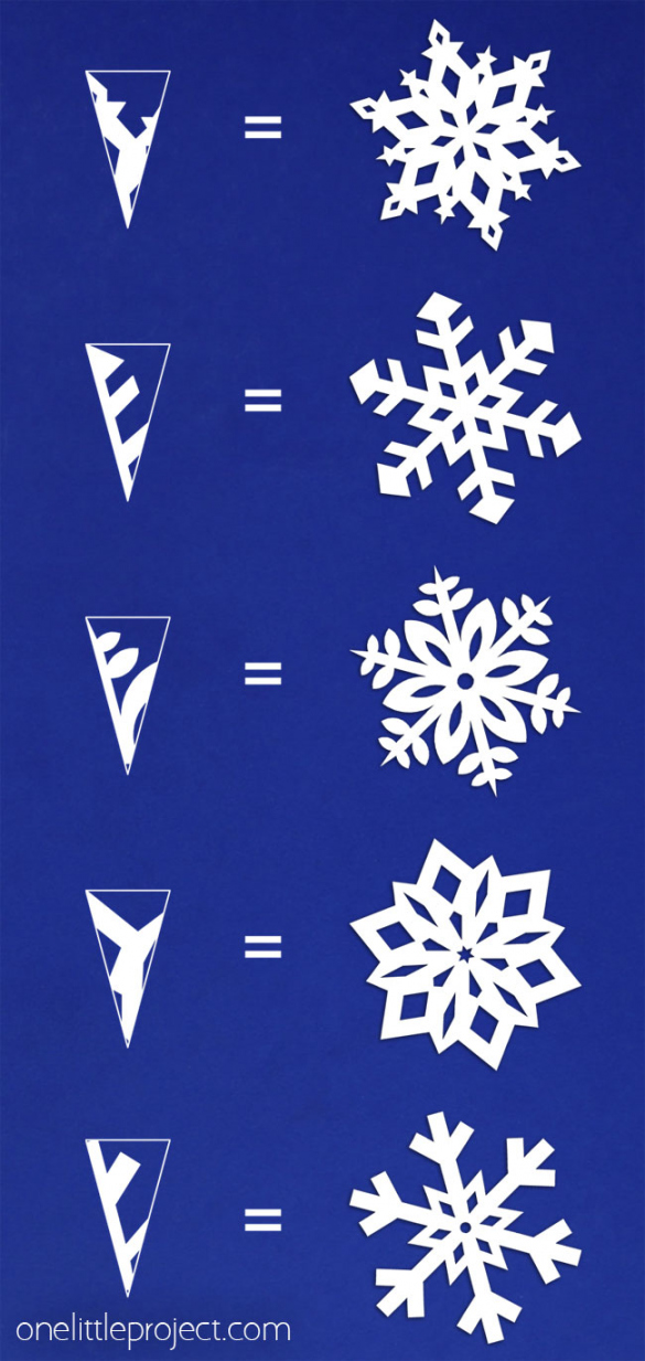 Fun Kids Craft: How To Make Snowflake Cutouts ( Steps)  Sittercity - FREE Printables - Snowflake Cutouts