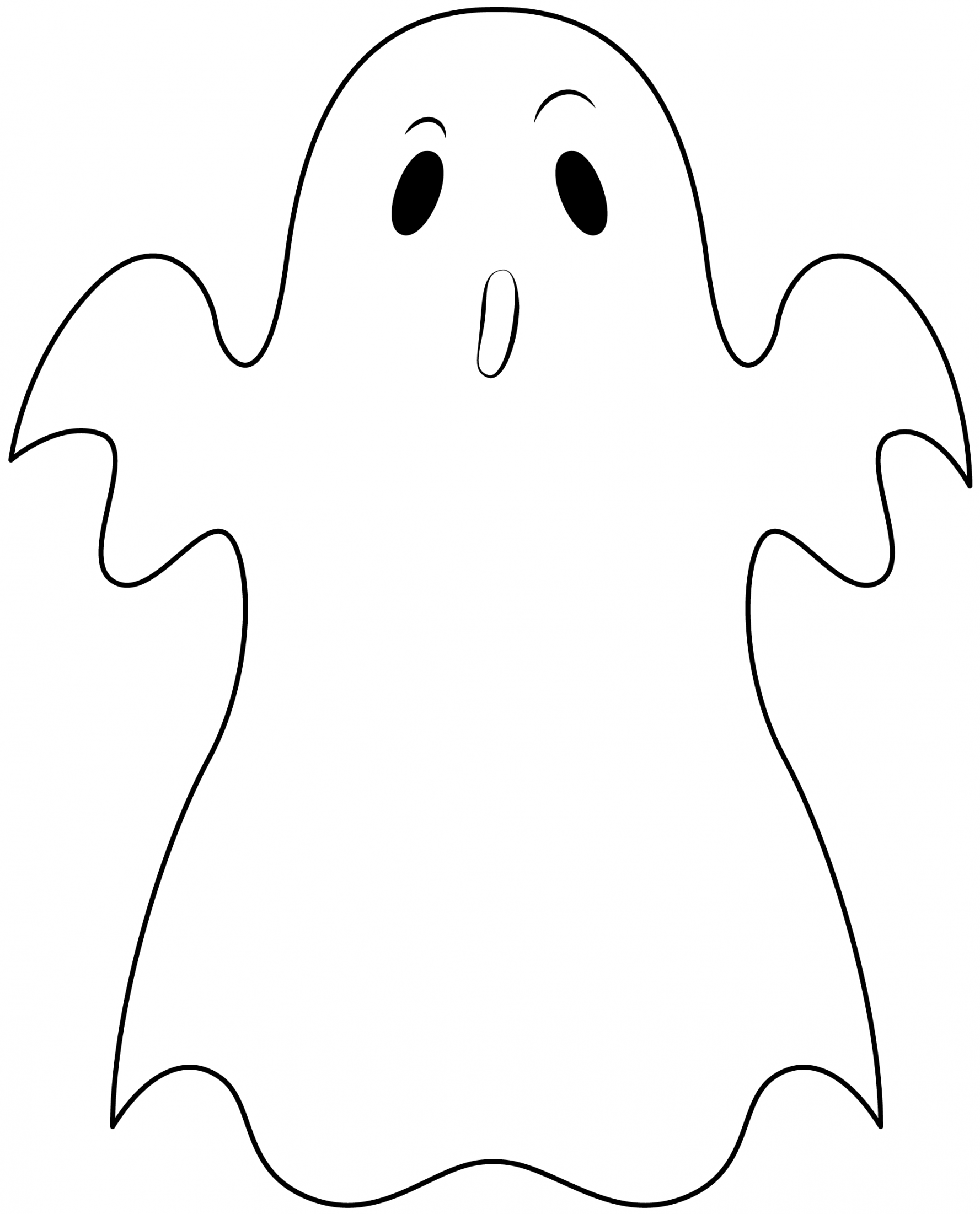 Ghost Printable Template Create Spooky Halloween Decor All FREE 