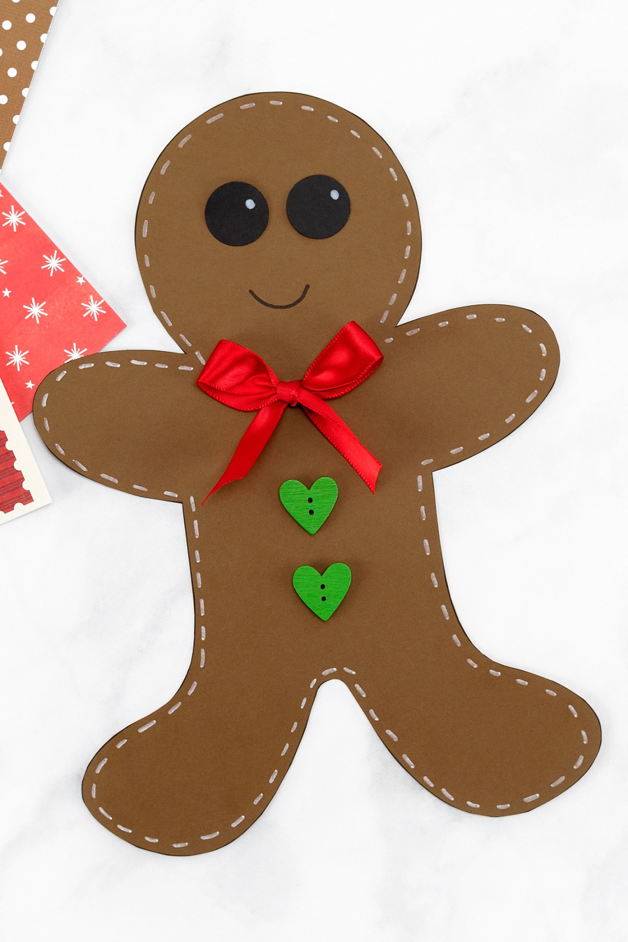 Gingerbread Man Template - Fireflies and Mud Pies - FREE Printables - Printable Gingerbread Man Craft