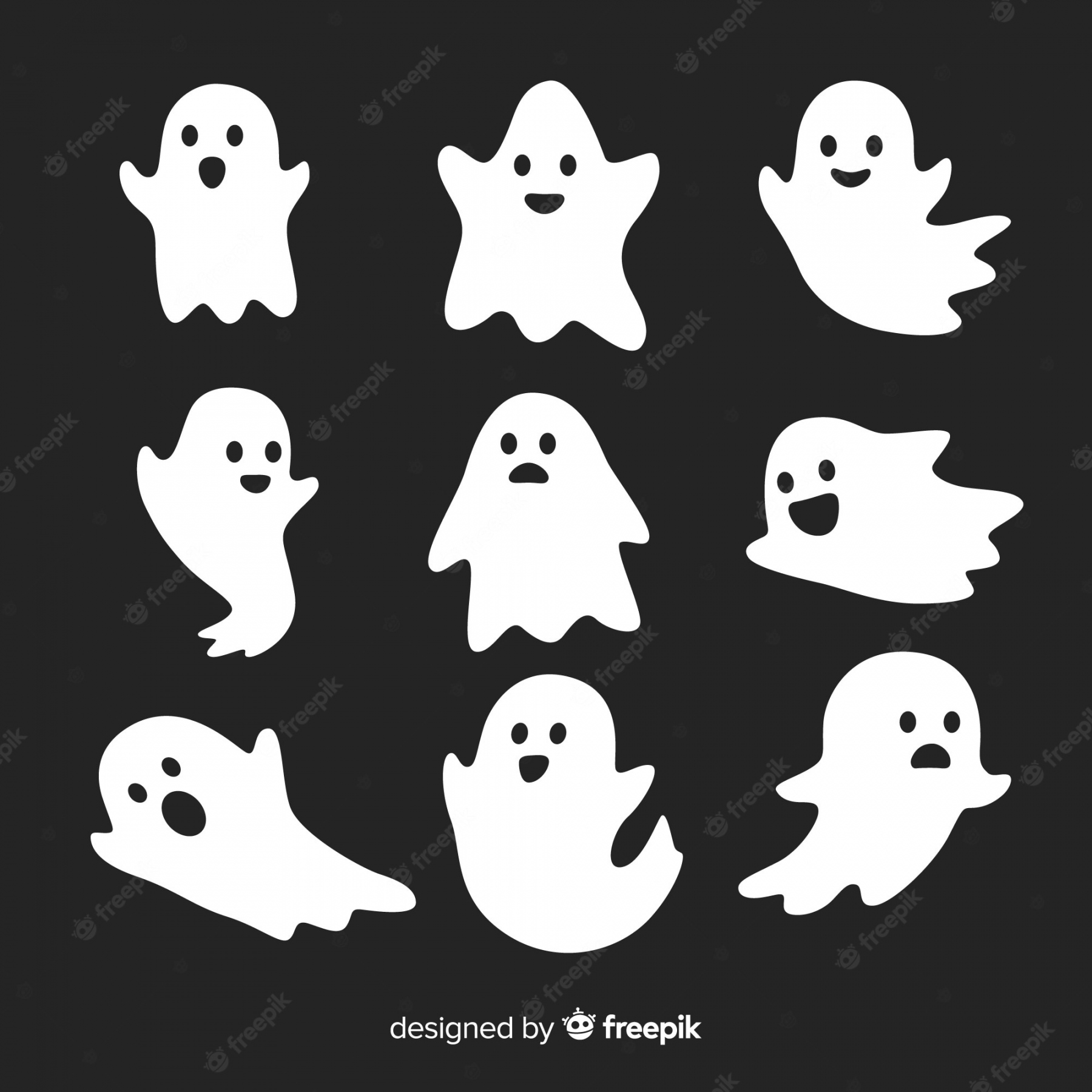 Halloween Ghost Images - Free Download on Freepik - FREE Printables - Free Ghosts