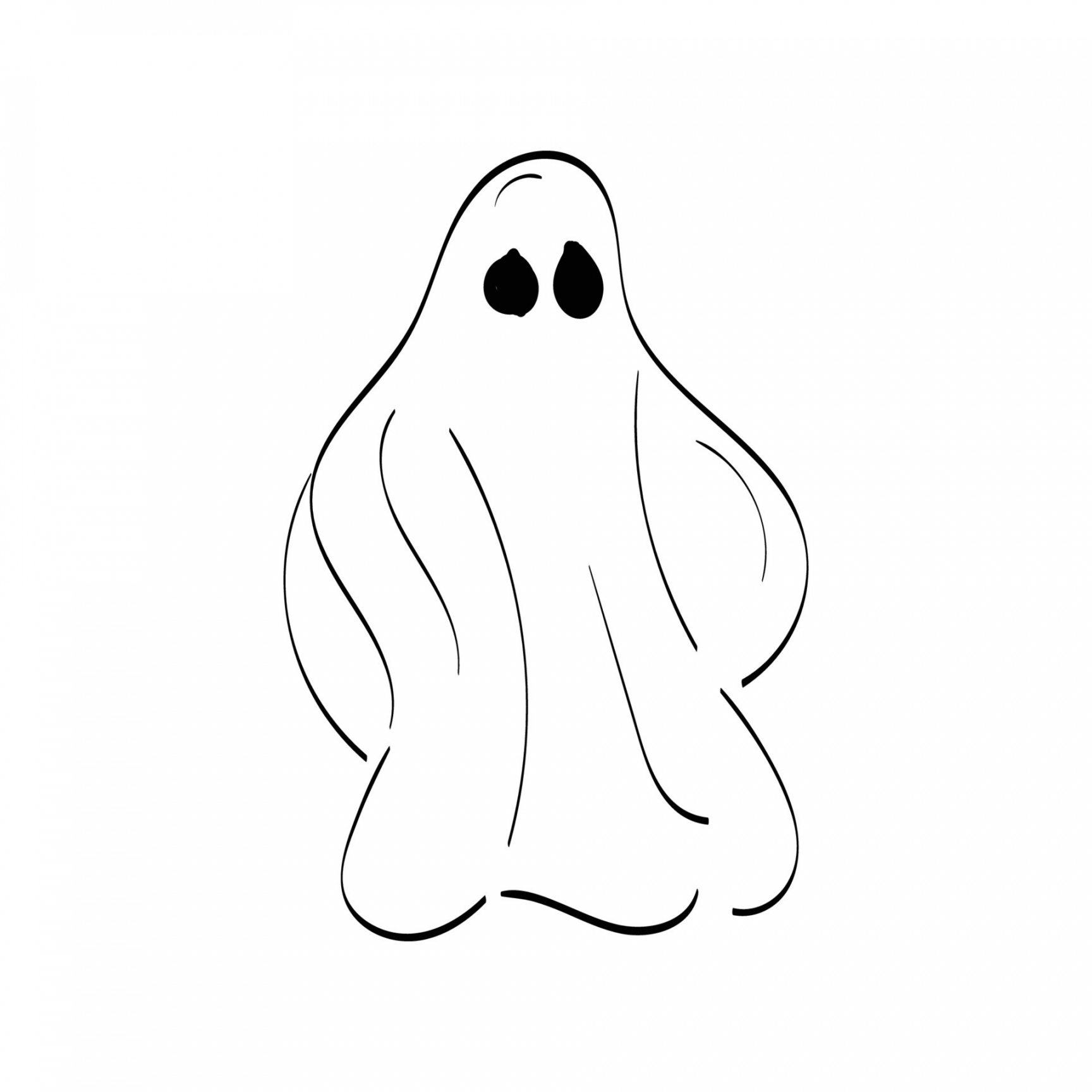 Halloween Ghost Outlines - Ghost Outline
