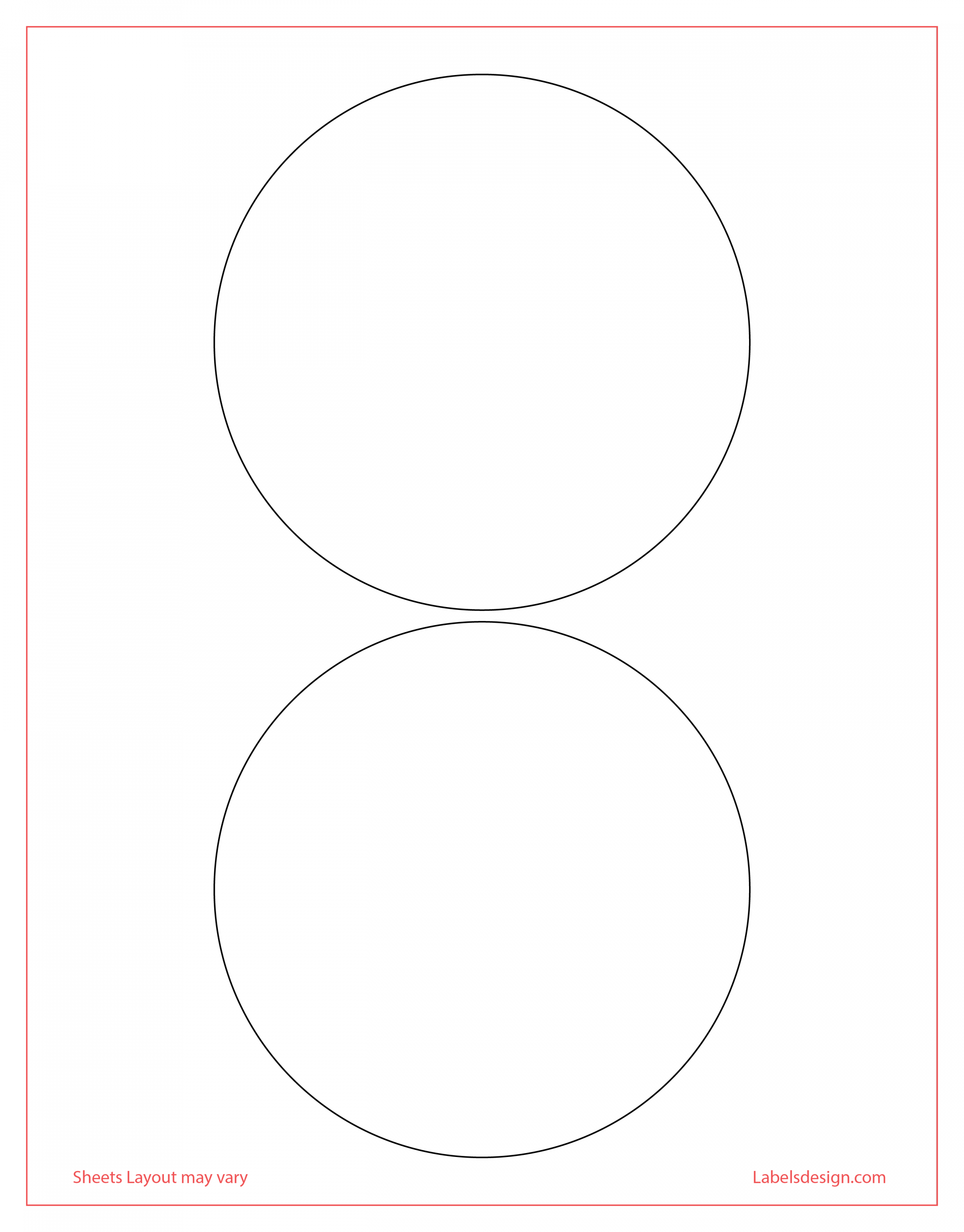 inch Circle - Labelsdesign - 5 Inch Circle