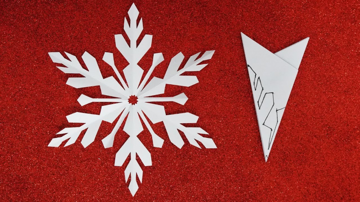 Paper Snowflake Patterns❄️Making Paper Snowflakes🎄DIY Christmas Decorations - FREE Printables - Snowflake Designs