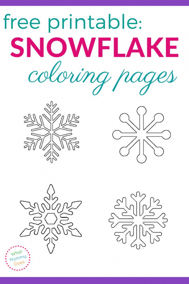 Pin on Download - FREE Printables - Snowflakes To Print