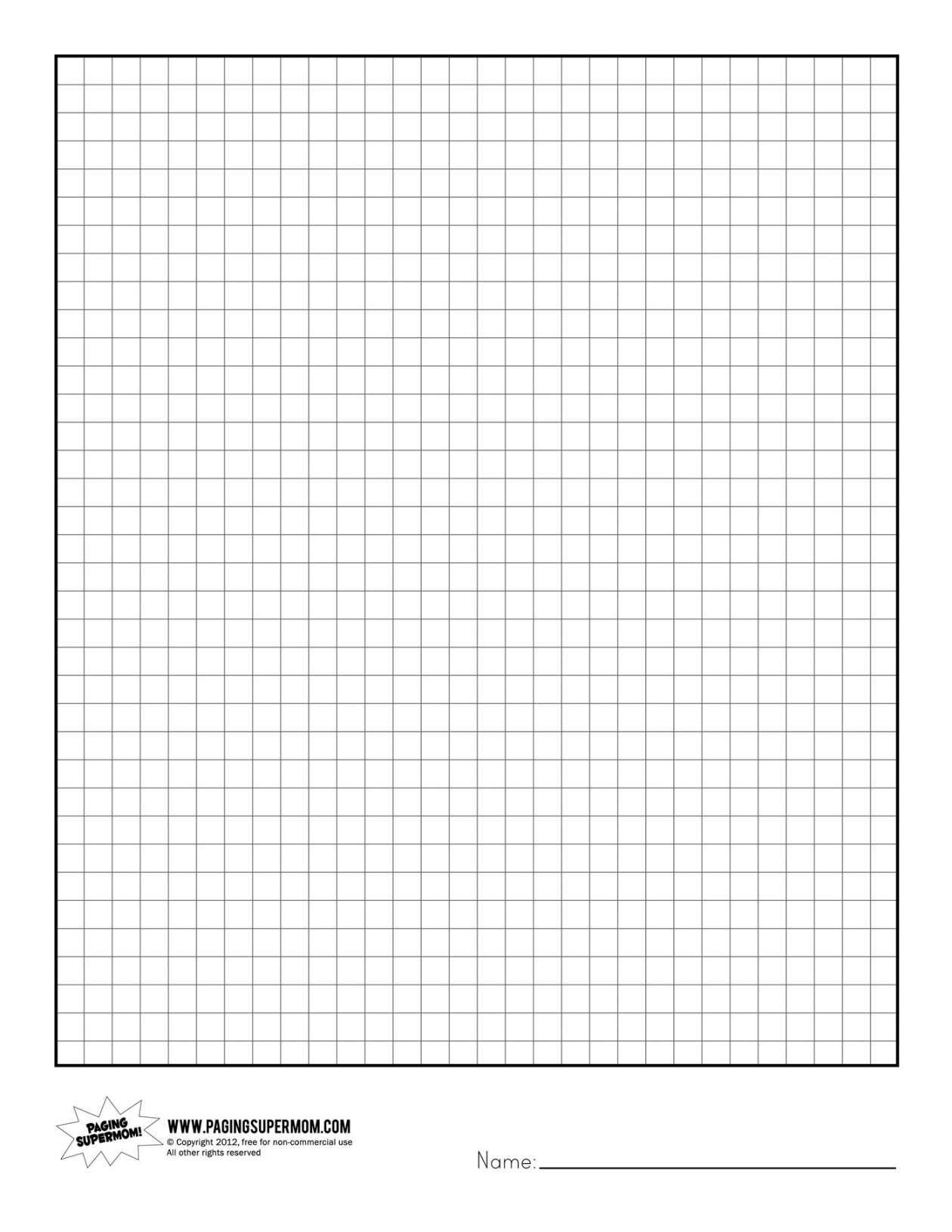 Pin on Healthy eating - FREE Printables - Free Graph Paper To Print
