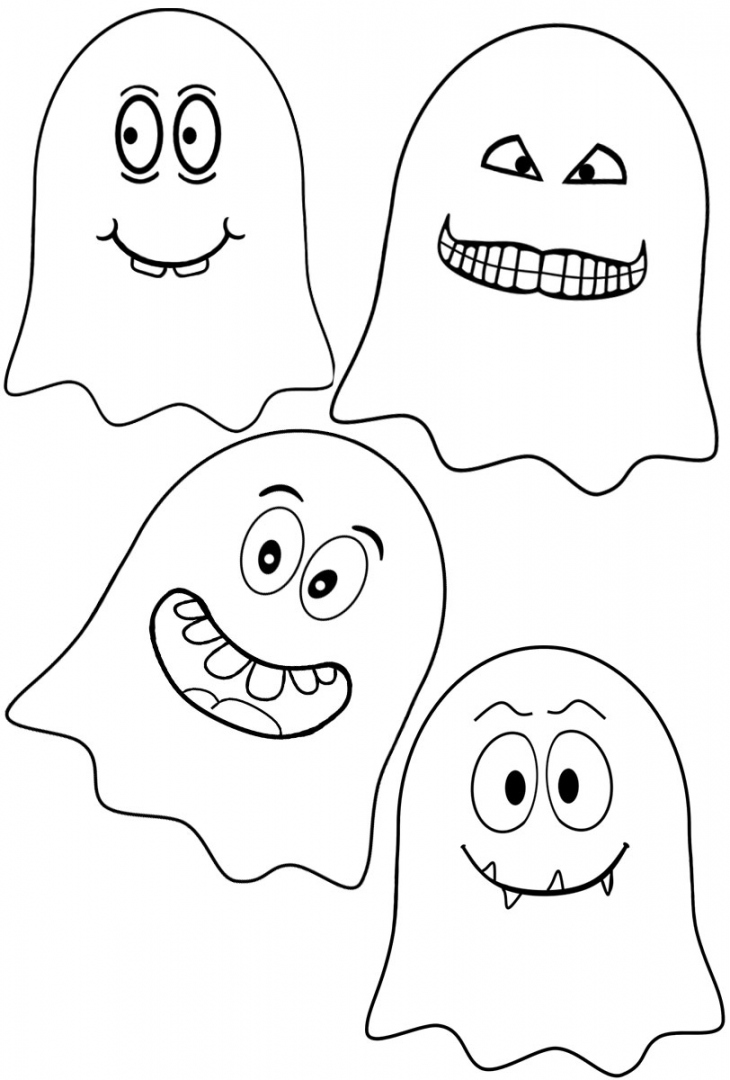 Printable Ghosts for Halloween  Rooftop Post Printables - FREE Printables - Printable Ghosts