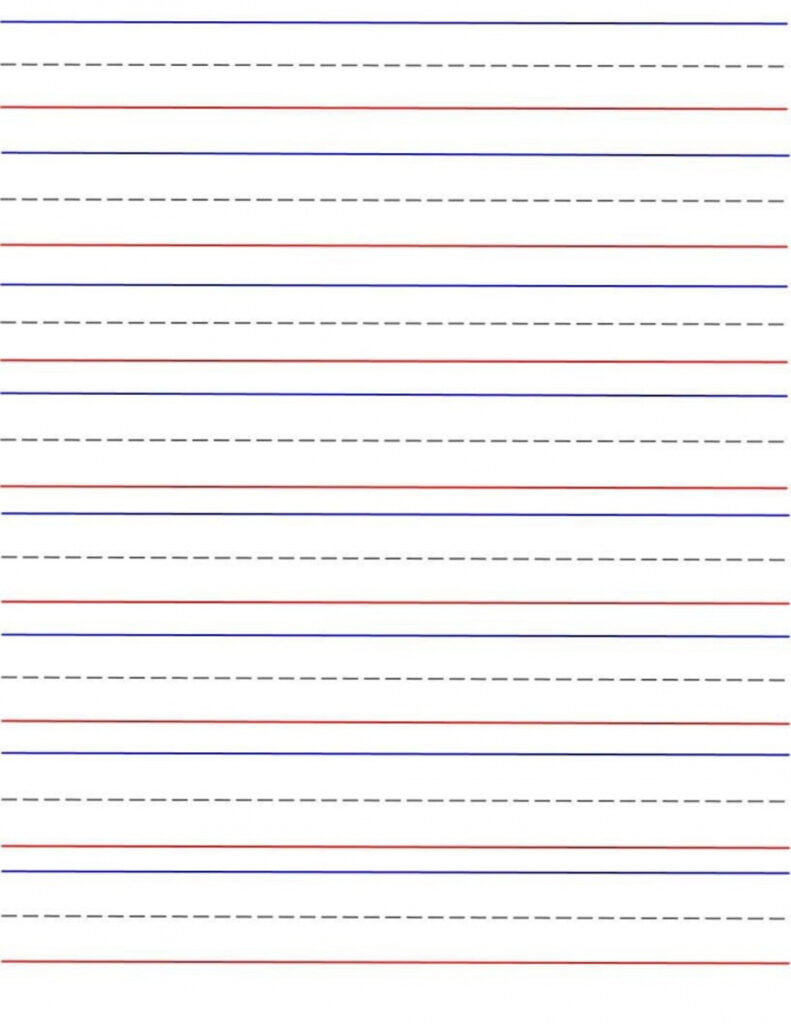 horizontal lined paper template - All FREE Printables