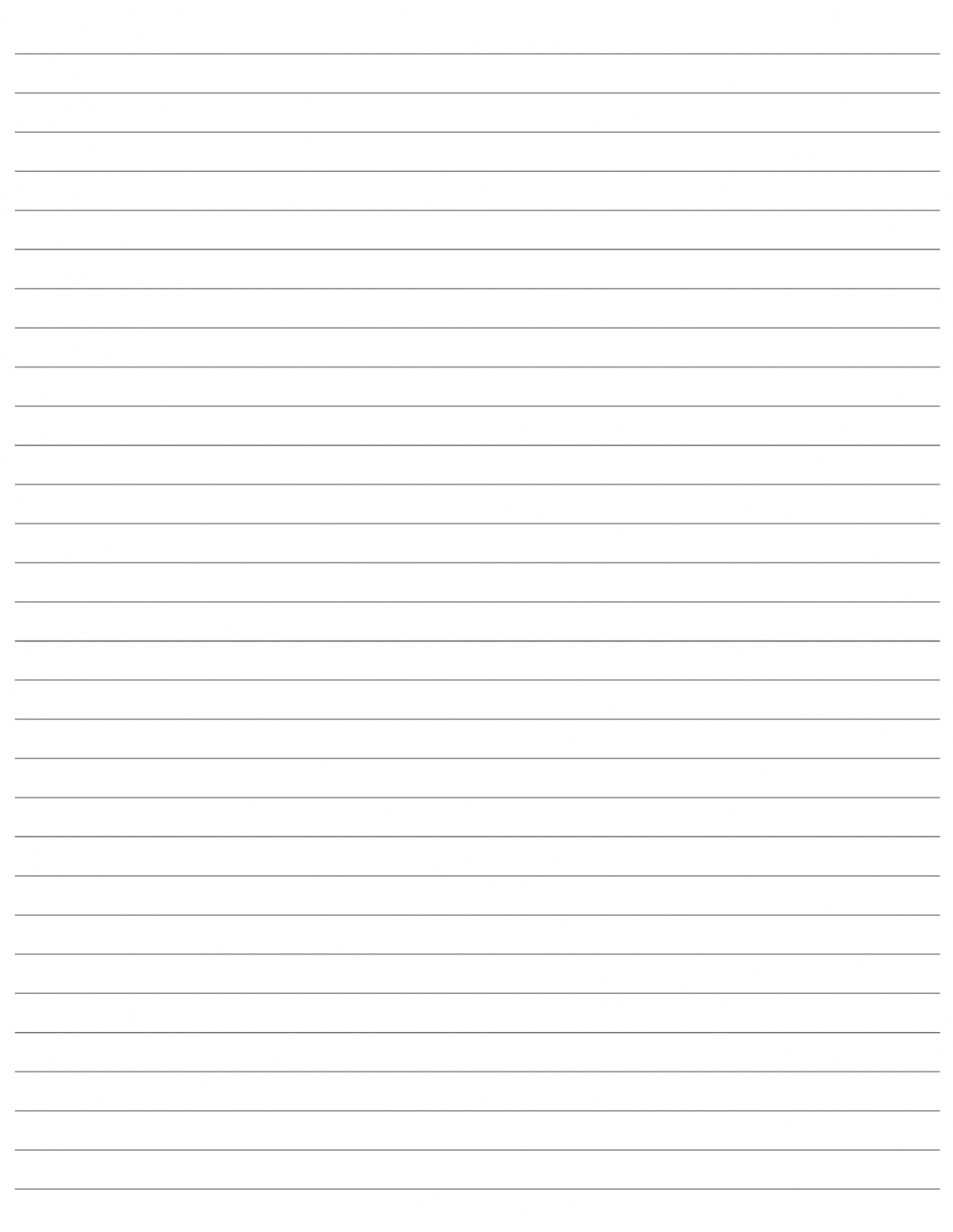 Printable Lined Paper -  Template Styles - World of Printables - FREE Printables - Wide Lined Paper
