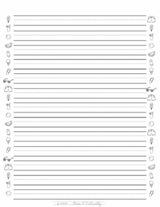 primary writing paper printable pdf - All FREE Printables