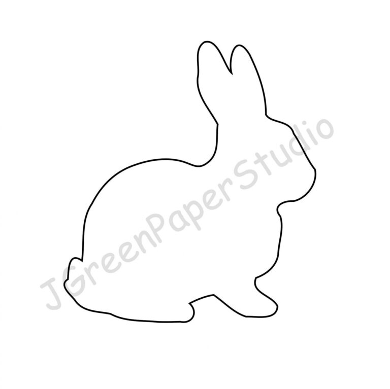 rabbit template free printable - All FREE Printables
