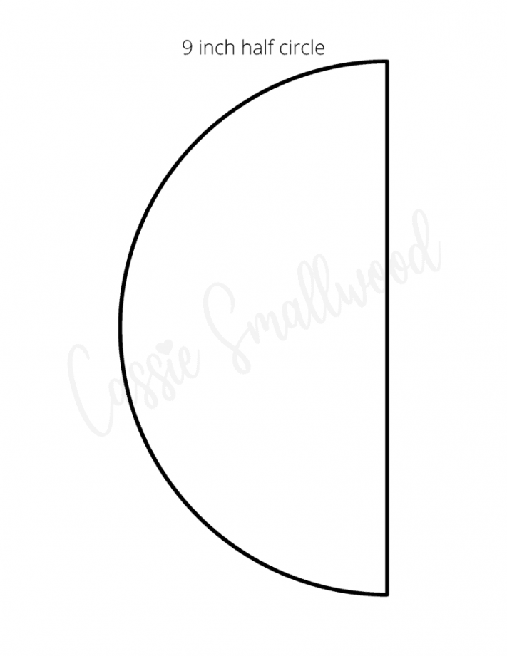 Sizes Of Printable Circle Templates - Cassie Smallwood - FREE Printables - Large Circle Template