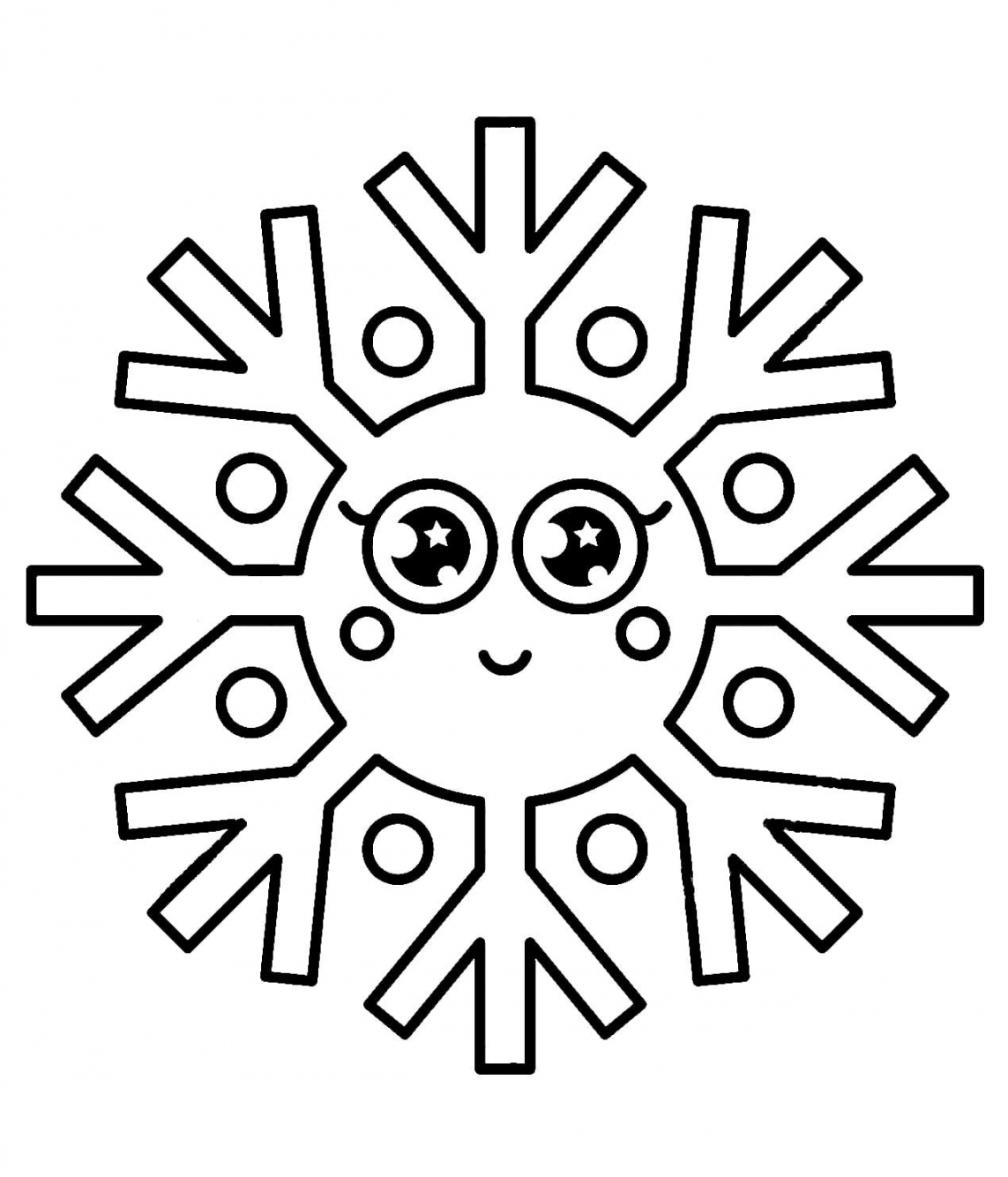 Snowflakes Coloring Pages   Images Print for free - FREE Printables - Snowflakes To Print
