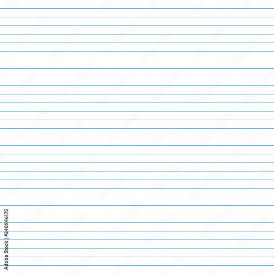 Stockvector Notebook Paper Seamless Pattern - Blank lines or ruled  - FREE Printables - Notebook Paper Lines