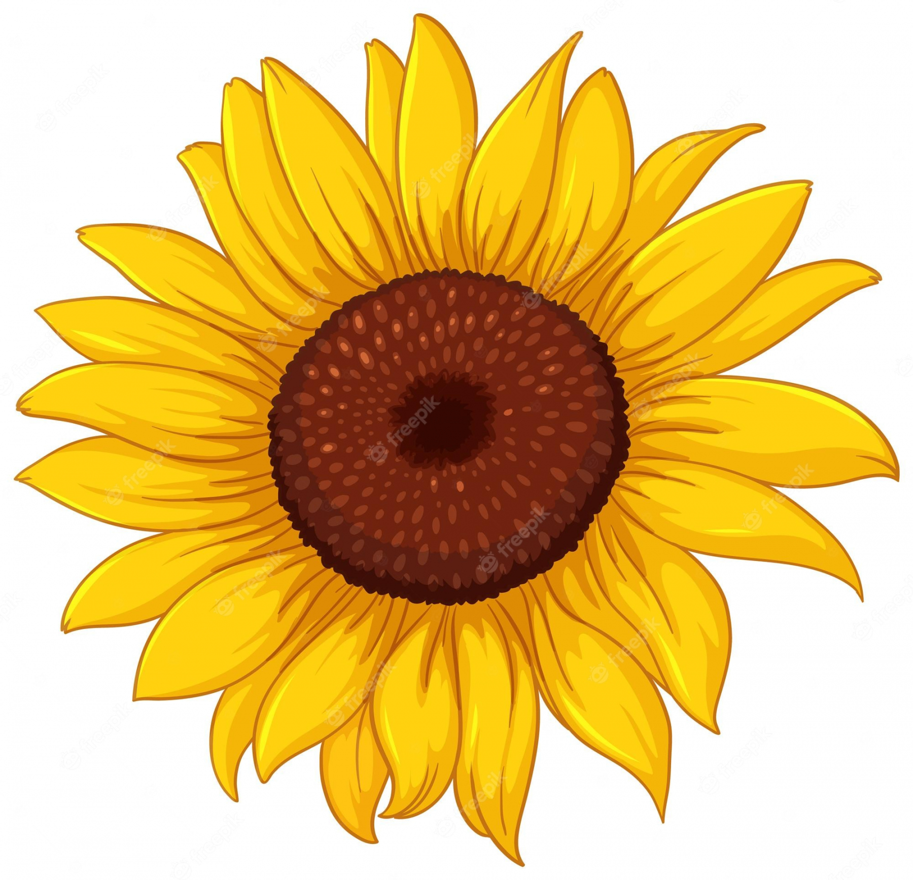 Sunflower Clip Art Images - Free Download on Freepik - FREE Printables - Free Printable Sunflower Images