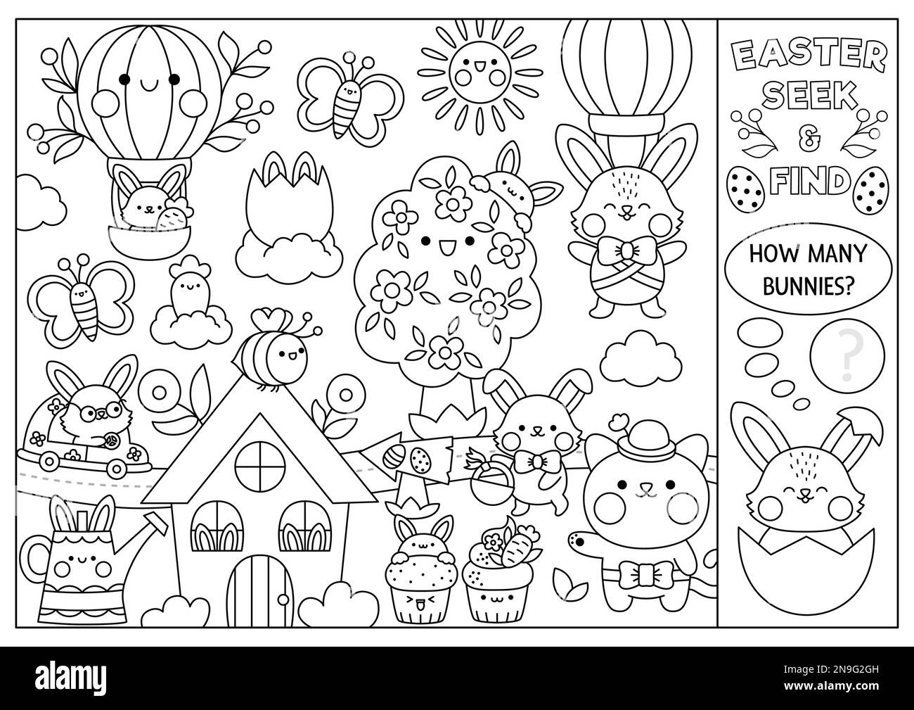 Easter Egg Searching Cut Out Stock Images &amp;amp; Pictures - Page 2 - Alamy pertaining to Easter Look and Find Printable