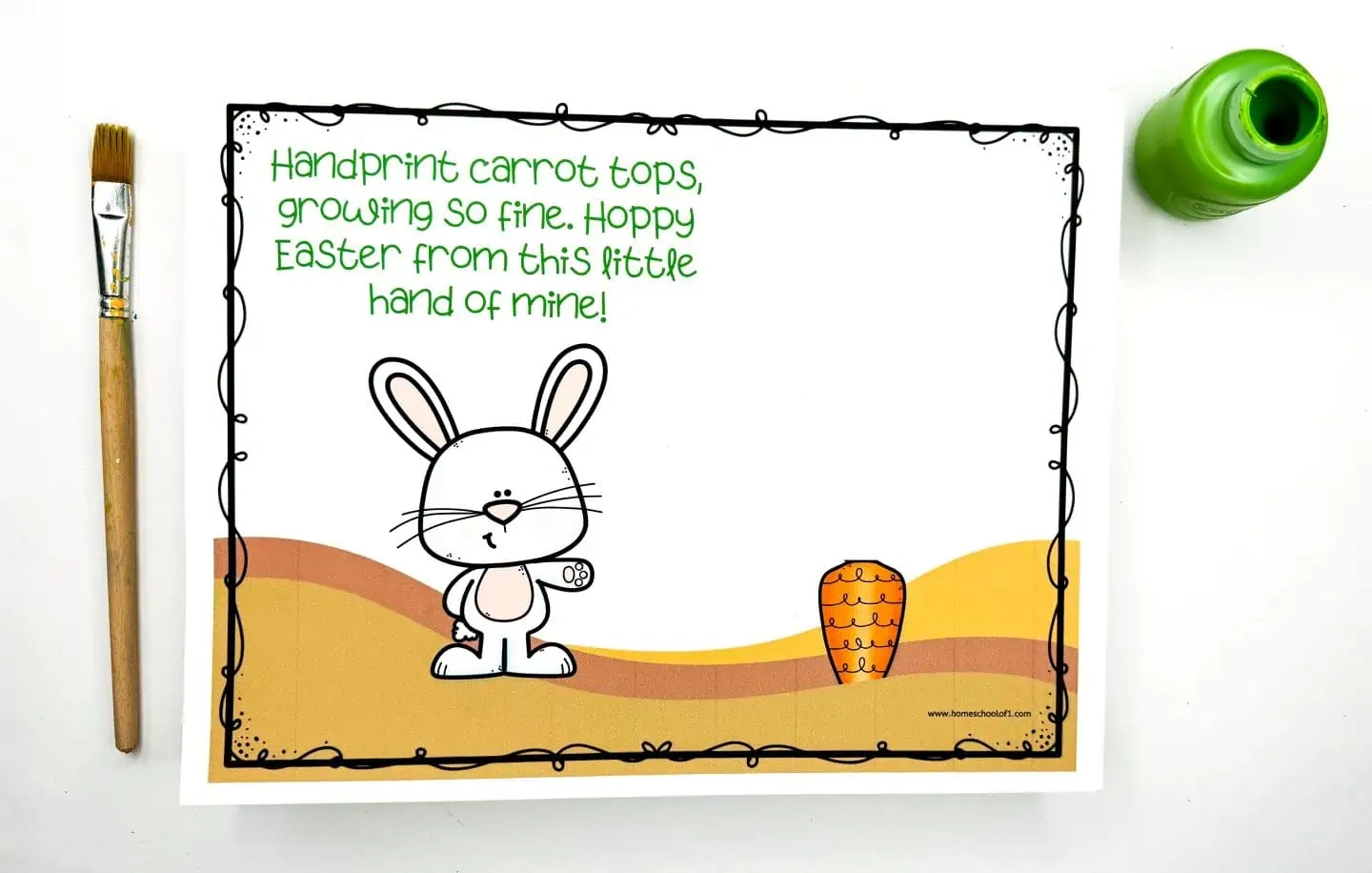 Easter Handprint Art (6 Free Printable Crafts) intended for Easter Handprint Printable