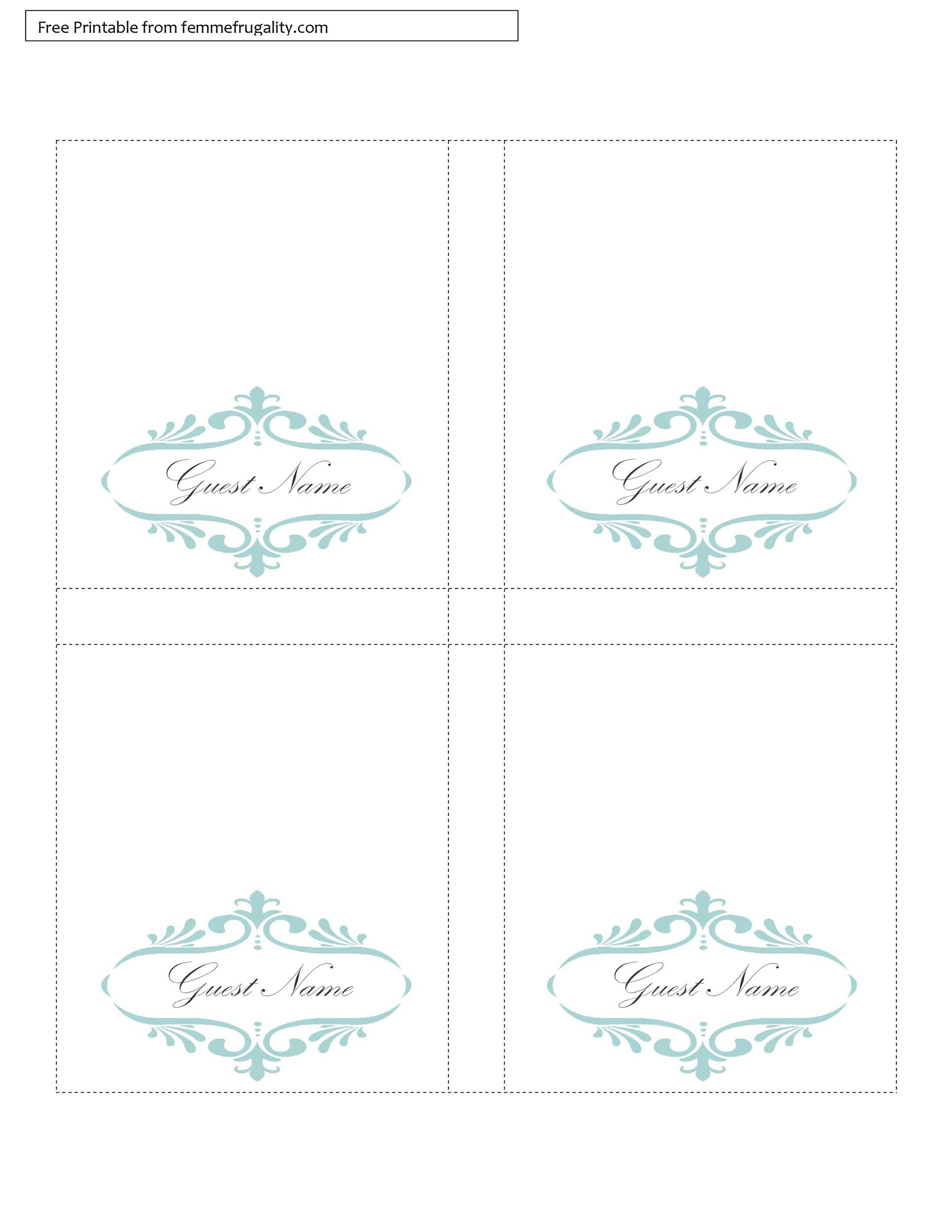 16 Printable Table Tent Templates And Cards ᐅ Templatelab within Tent Card Design Template Free Download